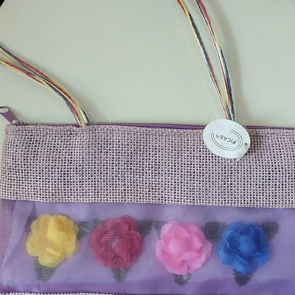 NWT Decorative Floral Bag - Picture 2 of 2